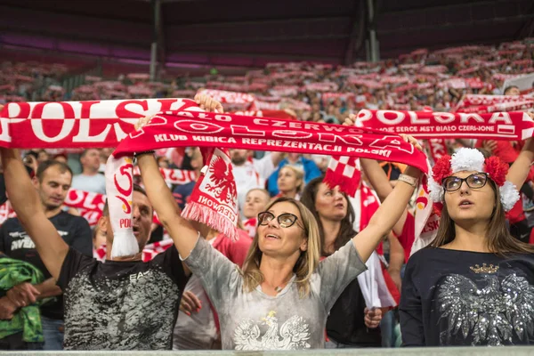 Wrocław Polska Września 2018 Piłka Nożna Mecz Towarzyski Drużyn Narodowych — Zdjęcie stockowe