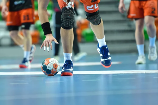 Lubin Polen Maart 2019 Poolse Pgnig Superleague Men Handbal Wedstrijd — Stockfoto