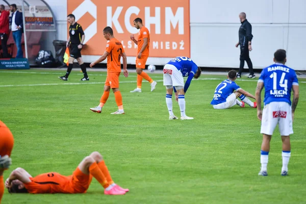 Lubin Polónia Junho 2020 Combine Liga Futebol Polonesa Pko Ekstraklasa — Fotografia de Stock