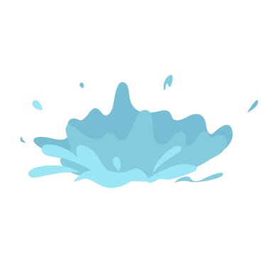 Su sıçramalarına koleksiyon mavi dalgalar dalgalı sembolleri