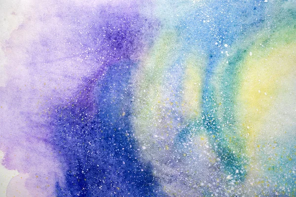 Watercolor abstract painting. Water color drawing. Watercolour blots texture background.