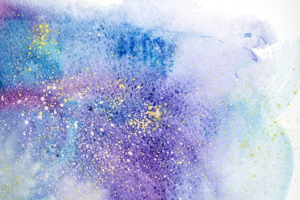 Aquarela pintura abstrata. Desenho de cor da água. Aquarela borrões textura fundo . — Fotografia de Stock