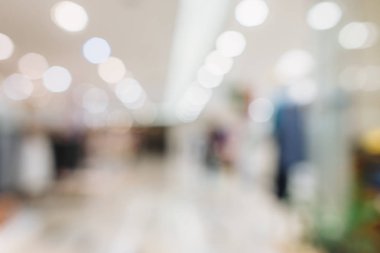 Bölüm mağaza iç Blur alışveriş merkezi