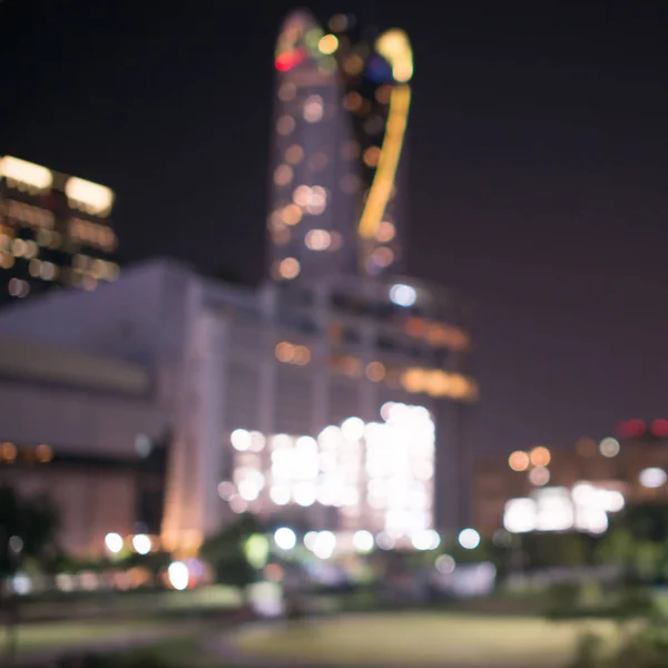 Staden ljus landskap bakgrund. Färgglada cirklar glödande ljus. Bokeh — Stockfoto