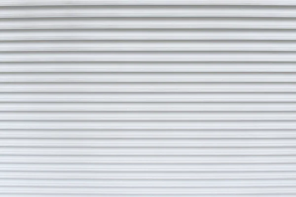 White garage door stripped texture metal background. — Stock Photo, Image