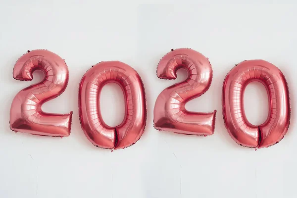 Yılbaşı 2020 sayı balonları. Kutlama, tatil. — Stok fotoğraf
