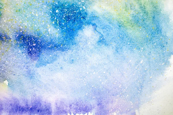 Pittura astratta ad acquerello. Disegno ad acquerello. Colorato sfondo texture macchie . — Foto Stock