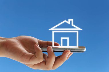 Online akıllı bir ev bulmak için fikirler sunulması ve kopya alanı var.