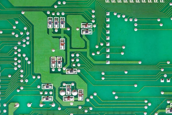 Computermotherboard Mit Details Zum Hintergrund Der Designtechnologie Ihrer Arbeit — Stockfoto