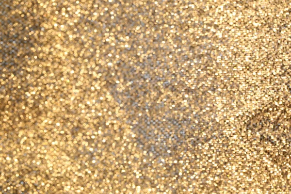 Christmas Abstract Gouden Bokeh Achtergrond Met Lichte Kleur Vervagen Voor — Stockfoto