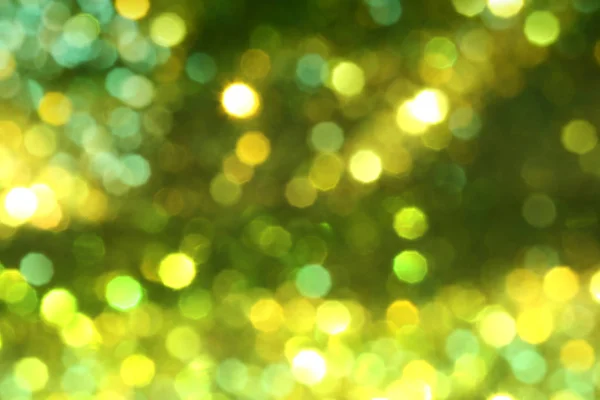 Juleabstrakt Gullbokeh Bakgrunn Med Lysfarge Som Uklar Når Det Gjelder – stockfoto