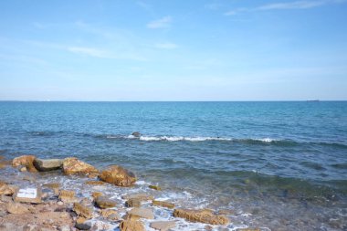 Gündüz deniz görünümü Tayland, Chong Samaesarn popüler bir turistik yer..