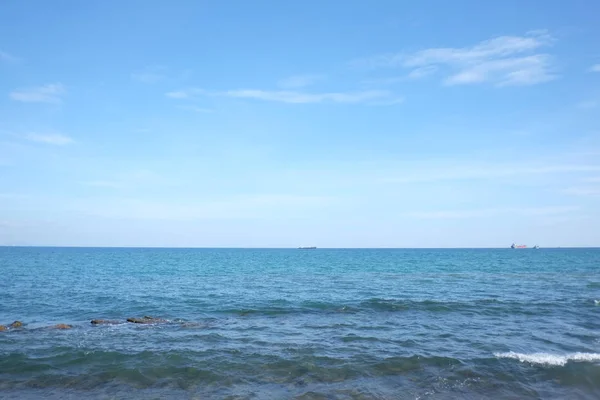 Dagtid Vid Havet Visa Och Blå Himmel Thailand Chong Samaesarn — Stockfoto