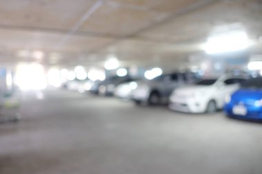 Bulanıklık Otopark arka plan.