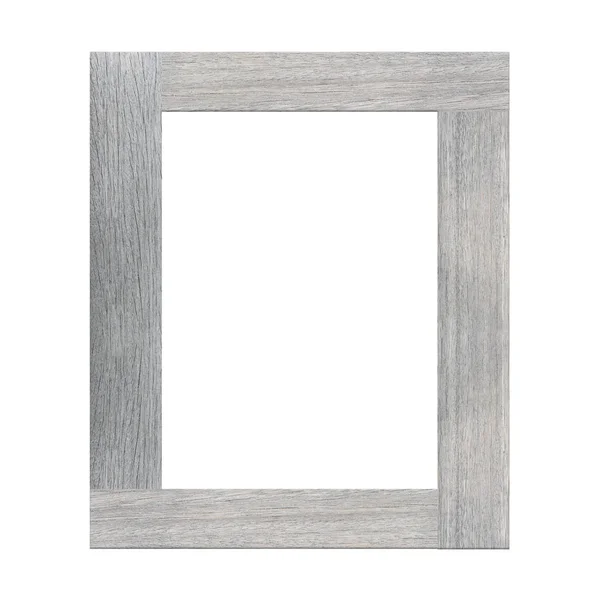 Marco de madera Imagen aislada sobre fondo blanco para el diseño en —  Fotos de Stock