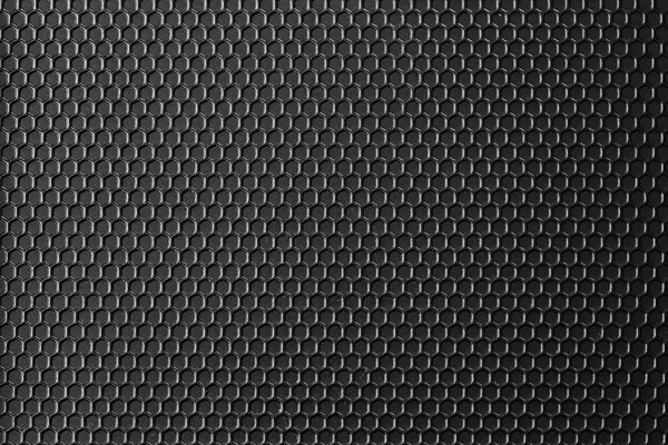 Surface of black pattern metal is a table background.