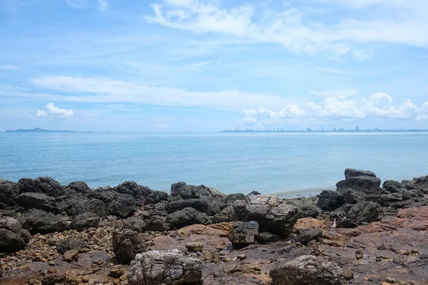Coastal nella provincia di Chonburi ora legale di attrazioni turistiche in — Foto Stock