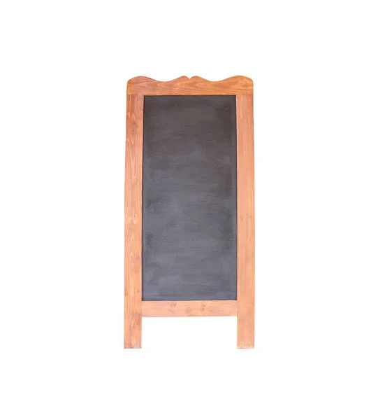 Vecchio segno di menu in legno isolato su sfondo bianco . — Foto Stock