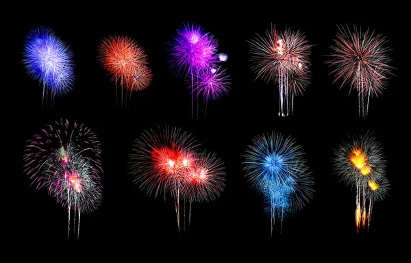 Variety of colors Mix Fireworks or firecracker Collections.