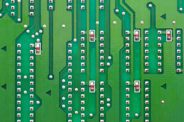 Green Mainboard panel background. — Stock Photo, Image