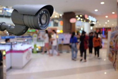 Güvenlik sistemleri için Alışveriş Merkezi Ekipmanları Cctv aracı.