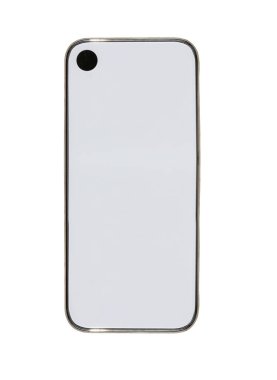 Cep telefonu kılıfı veya akıllı telefon kılıfı beyaz izole.