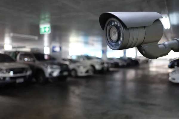 Cctv tool in parking equipment für sicherheitssysteme. — Stockfoto