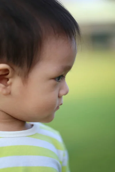 Características Faciales Los Niños Asiáticos Belleza Infancia Tailandia Niño Alrededor —  Fotos de Stock