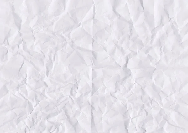 Papel Dobrável Branco Enrugado Para Design Seu Fundo Trabalho — Fotografia de Stock