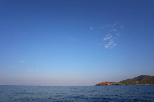 Island Sea Bright Sky Sea Chonburi Popular Tourist Destination — Stock Photo, Image