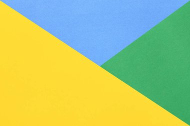 Katman arkaplanı olan boş renk sanat kağıdı, kağıt arkaplan üst görünümü.