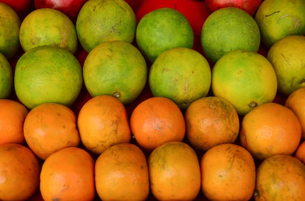 Riche Vitamine Orange Agrumes Limetta Également Appelé Mosambi Inde Sont — Photo