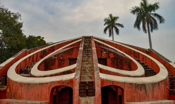 Μπροστινό Πλάνο Της Misra Γιάντρα Στο Jantar Mantar Δελχί Ινδία — Φωτογραφία Αρχείου
