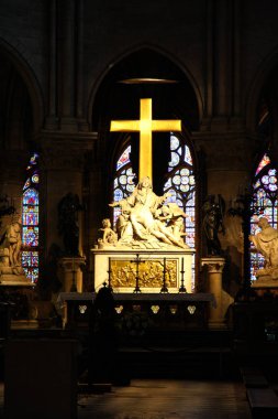 the cross that survived the fire at notre dam cathedral paris