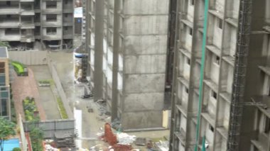 Mumbai 'de yüksek binalar inşa ediliyor.