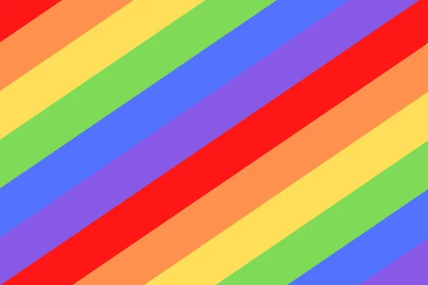 Lgbtqイラストは カラフルな虹の旗やLgbtq レズビアン バイセクシャル トランスジェンダー クィア 組織の誇りの旗 旗に描かれています プライド月間のパレードは6月に祝われます — ストック写真