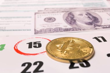 ABD Bitcoin cryptocurrency vergi gün 15 Nisan 2019