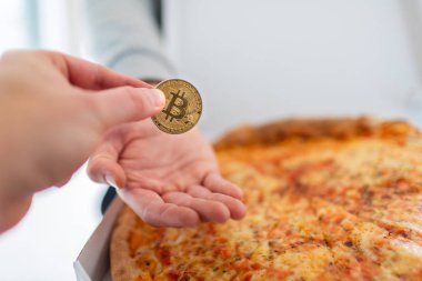 Bitcoin pizza günü Yıldönümü kavramı