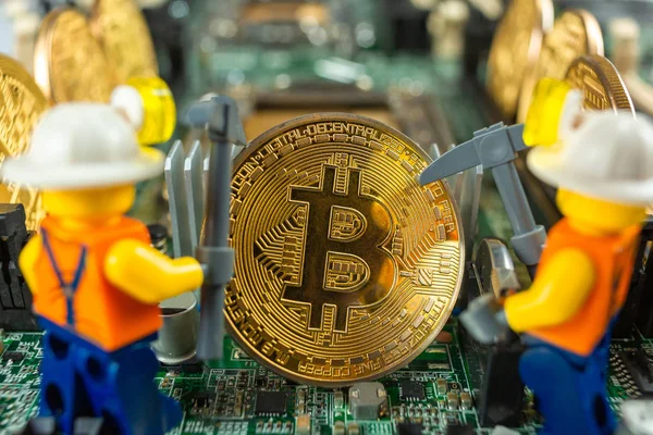Madencilik cryptocurrency Bitcoin kavramı