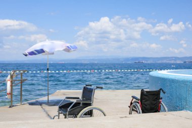 Engelliler için erişilebilir plaj