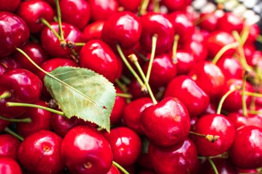 Kırmızı kiraz arkaplanı