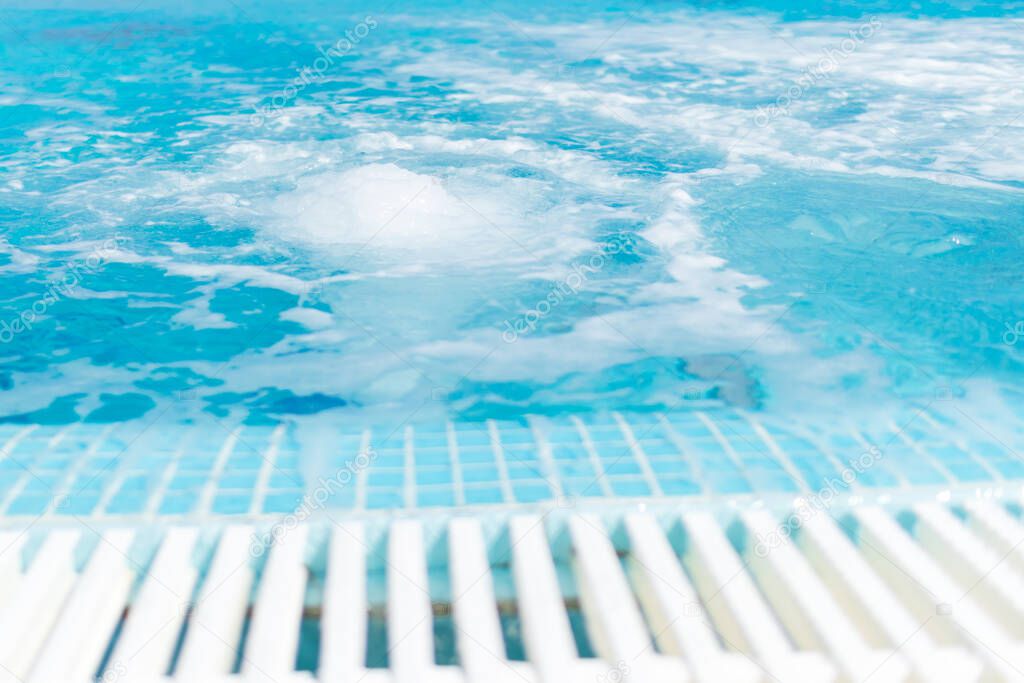 Swimming pool at the sea