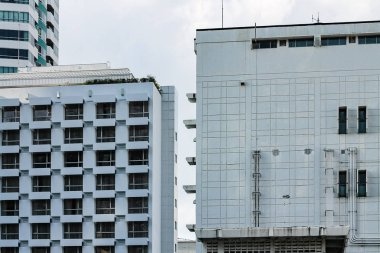 Bangkok, Tayland modern binaların Kentsel desenler ve doku