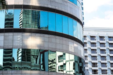 Bangkok, Tayland modern binaların Kentsel desenler ve doku