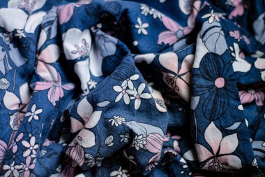 mavi çiçeklerin dokusu.