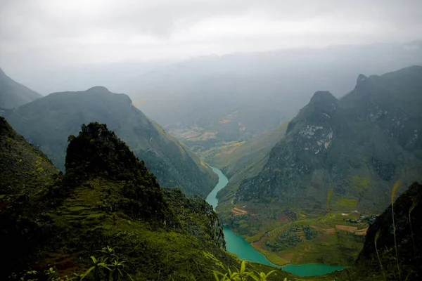 Filmkulisse Des Karstgebirges Des Berühmten Giang Loop Vietnam — Stockfoto