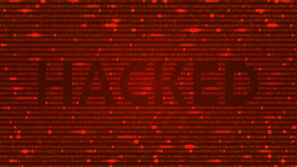 stock vector ASCII Art background with word hacked. Data backdrop with Blur Effect with program computer code. Vector Illustration with concept of Hacking. Banner with Ddos-attack, Spam and Computer Virus Concept.