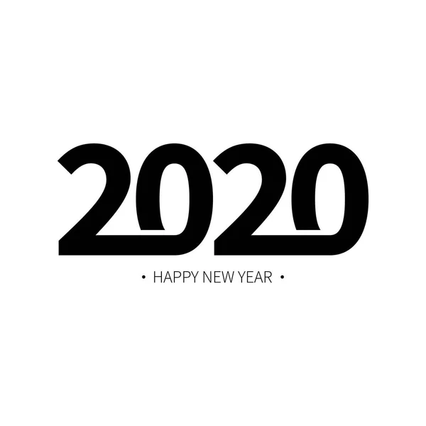 2020 년 새해 기호 디자인 — 스톡 벡터