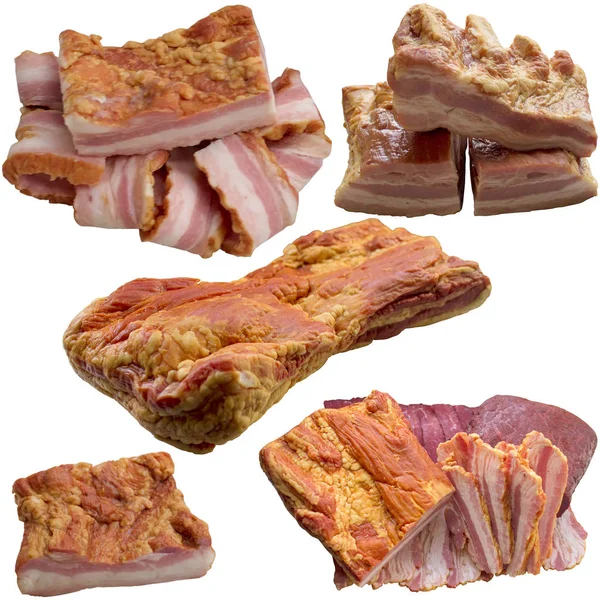 Brustpüree Fleisch Rindfleisch Rohkost Lebensmittel Rot Isoliert Weiß Zutat Hintergrund — Stockfoto