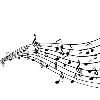 Müzik, sanat, arka plan, nota anahtarı, tasarım, öğe, illüstrasyon, izole, anahtar, melodi.